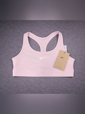 NWT Nike Girls Dri-FIT Sports Bra Size M Pink